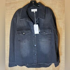 Dear John Charcoal black Denim Jacket